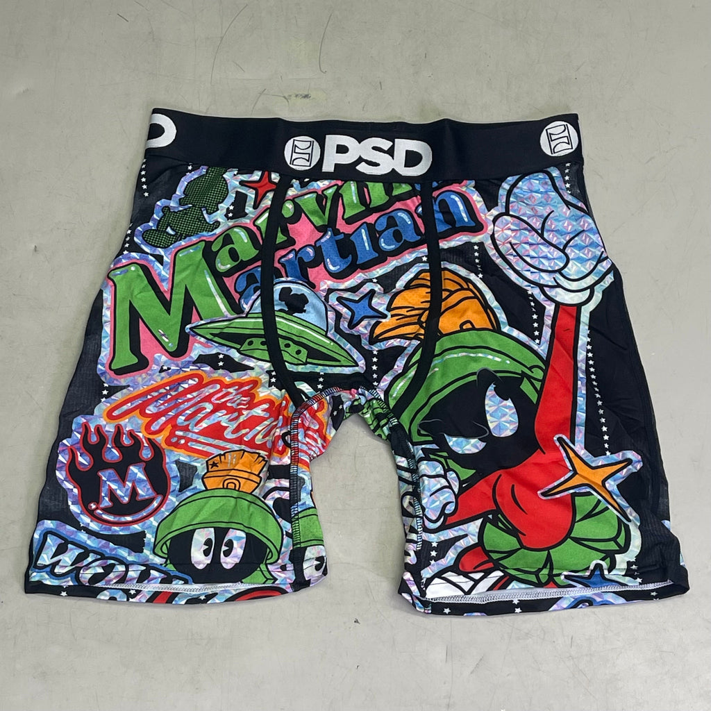 PSD Looney Tunes Marvin The Martian Boxer Briefs Medium HOLO MARTIN