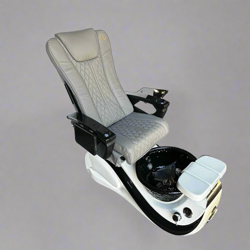 SNE Dolphin Pedicure Spa Tub Light Grey 2024 model SNE 201 W/ Rolling Chair