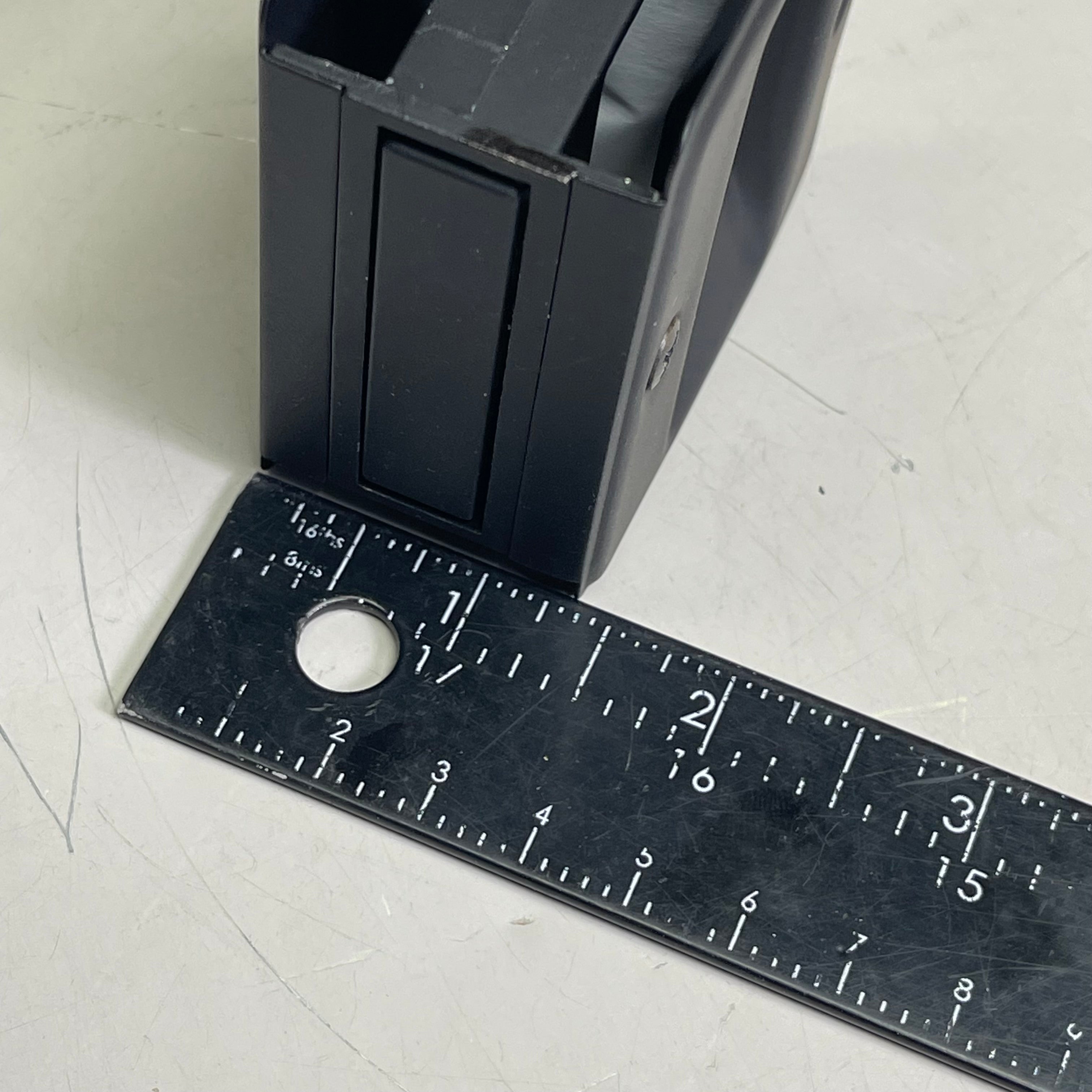 ORCA HARDWARE (2-PACK) Pocket Door Passage Lock Rectangular Black TH-SQPK-S-BL