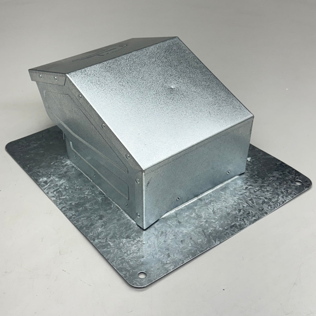BUILDERS BEST GRV624 4” Galv. Roof Cap Flush Flapper Screen 011755 Galvanized