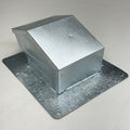 BUILDERS BEST GRV624 4” Galv. Roof Cap Flush Flapper Screen 011755 Galvanized