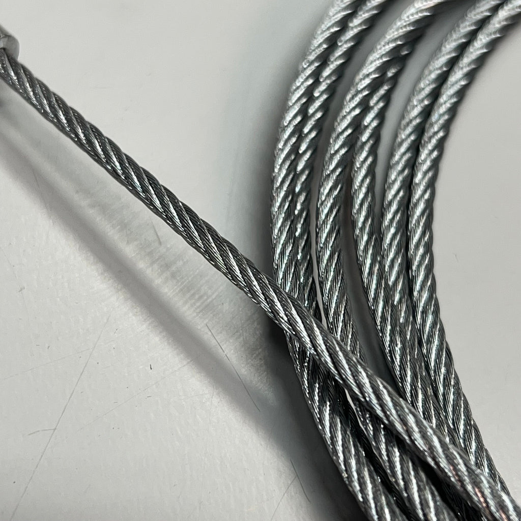 ALL FASTENERS  (10 PACK) Eyelet Cables 90° 3/8" 1/8" 250 Lb X 10' 6CL250-NE-10FT