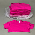 BELLA + CANVAS (12-PACK) Unisex Crewneck Short Sleeve Tees Sz L Berry (New)