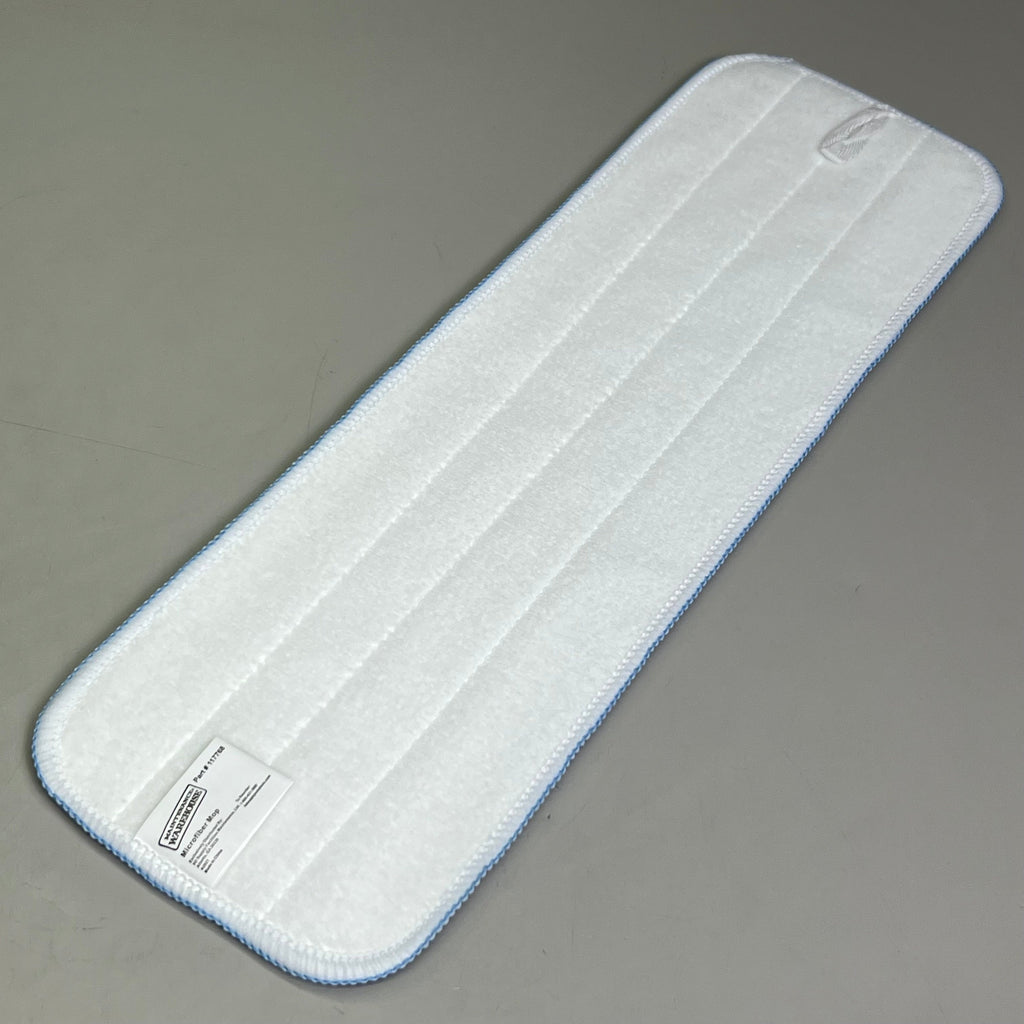 MAINTENANCE WAREHOUSE (3 PK of 3 Pcs) 18" Microfiber Finishing Mop Pad 117768