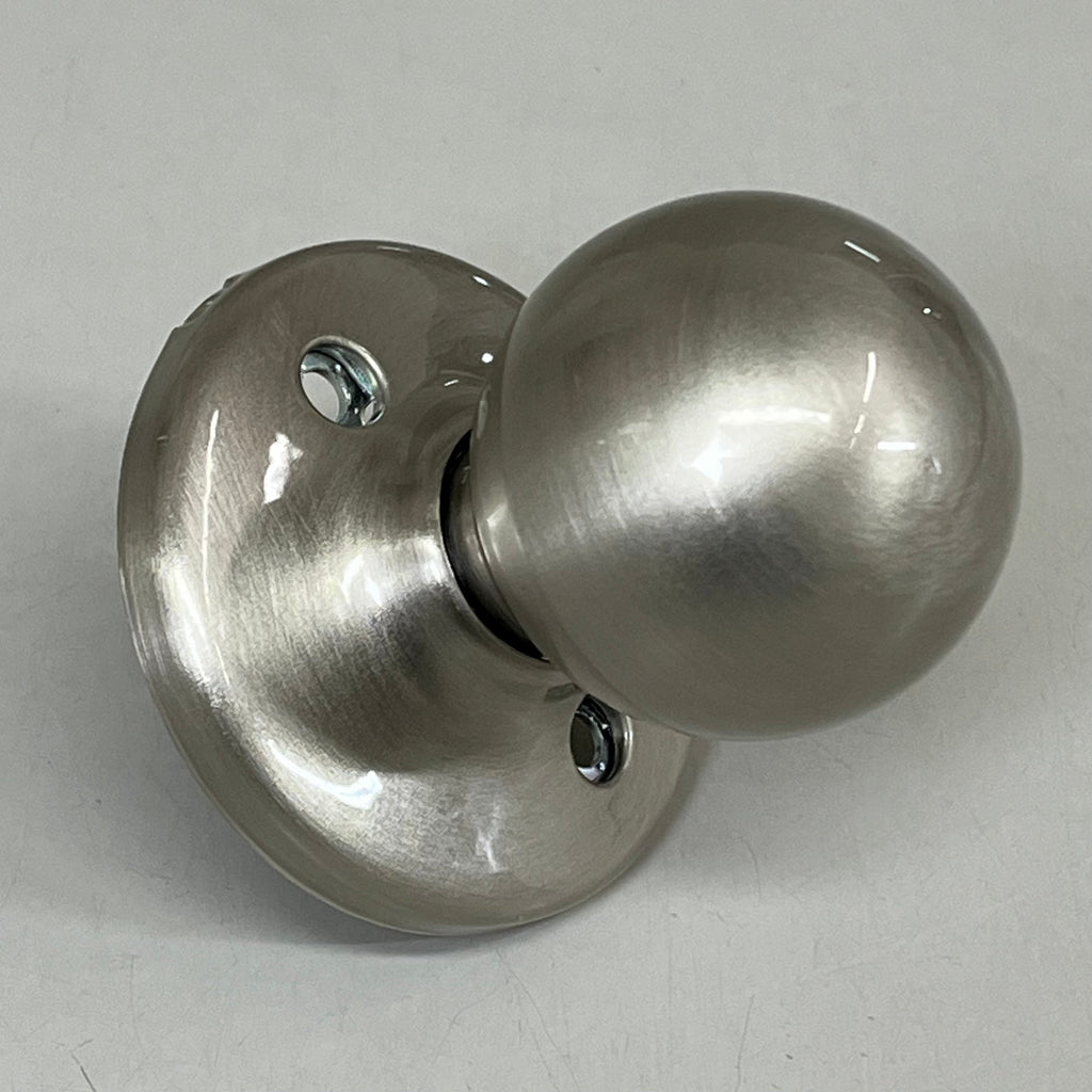 KWIKSET Polo Knob Single Cylinder Interior Pack Round Rose Satin Nickel 966P-15.UNIV