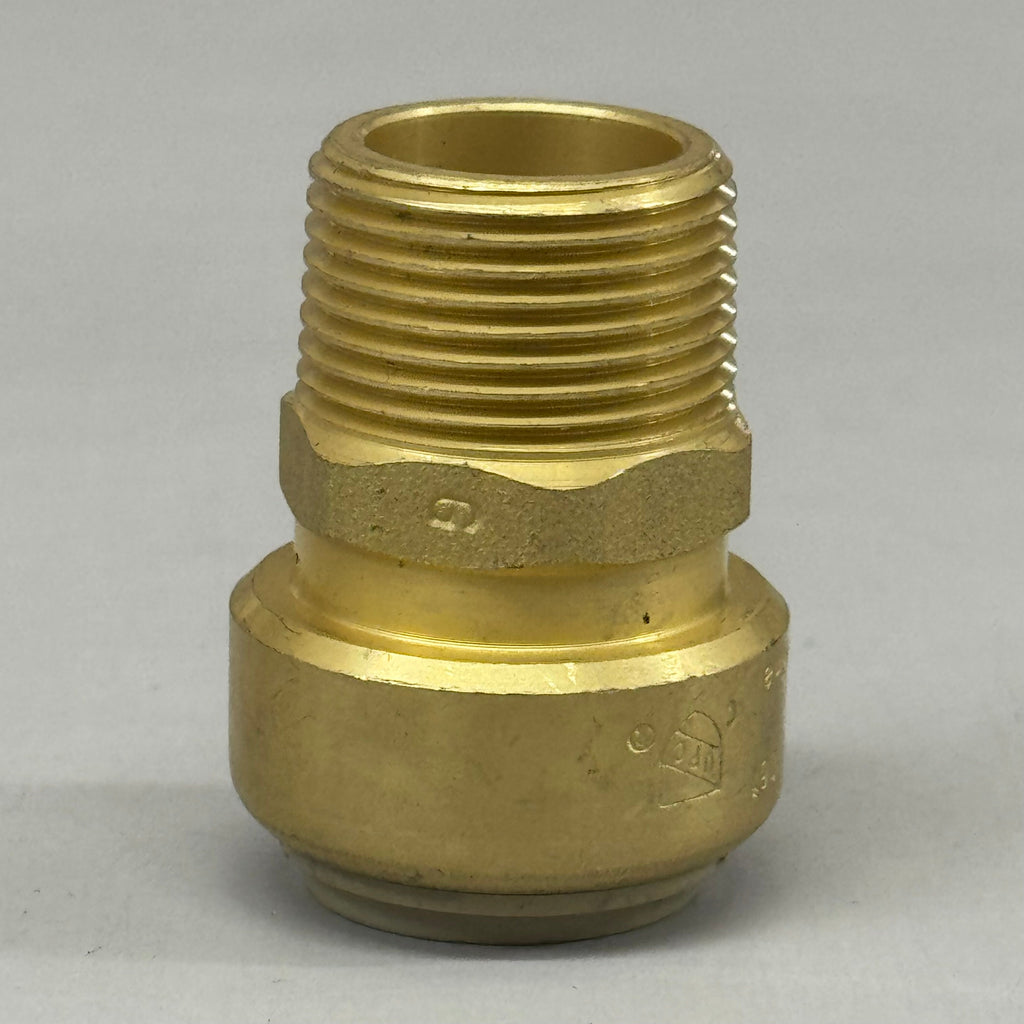 JONES STEPHENS  (3 Pack) Plumbite Push On Male Adapter 3/4"x3/4" Brass C77418LF