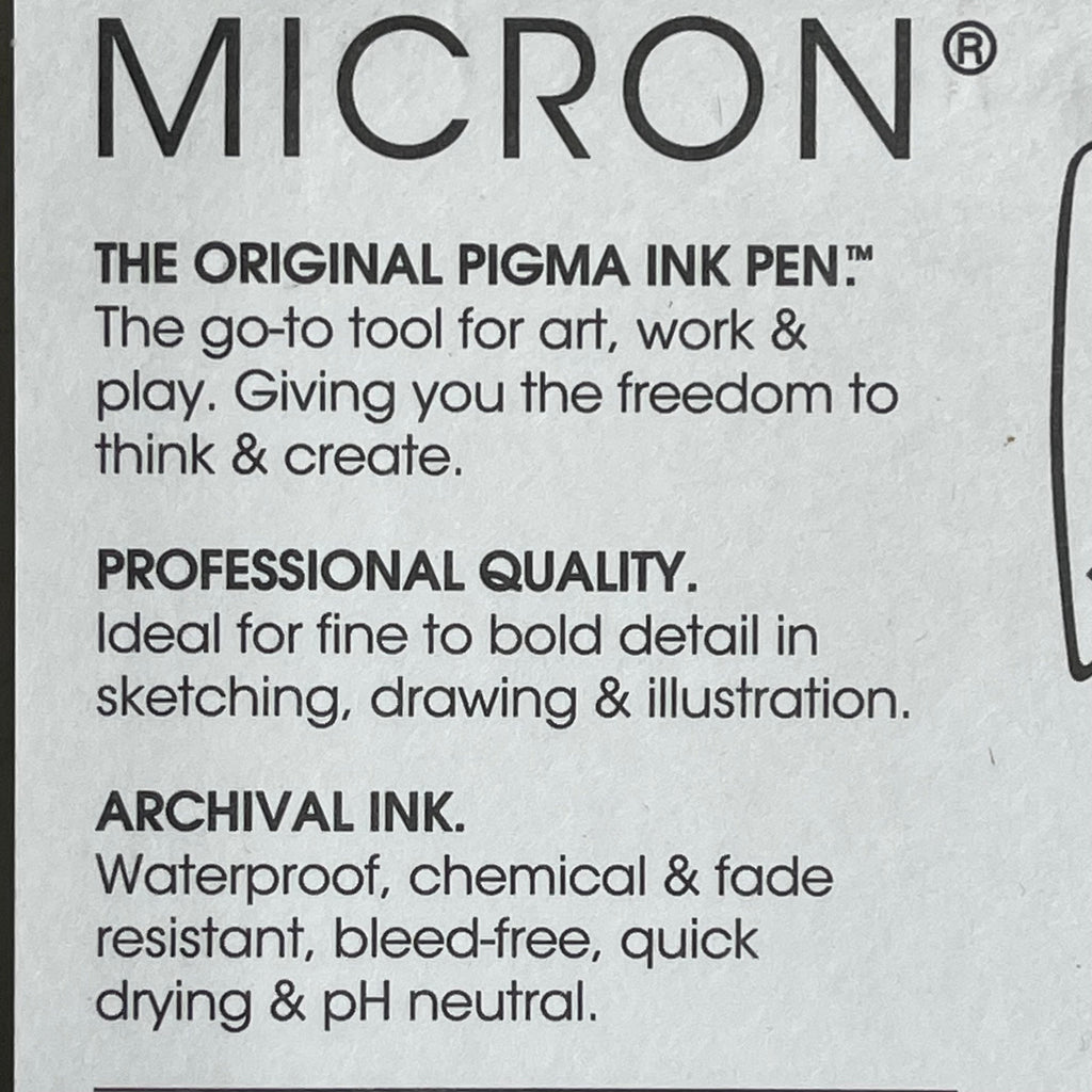 SAKURA (3-Pack) Pigma Micron Pens 0.25mm, 0.45mm, 0.60mm Light Cool Gray 37903