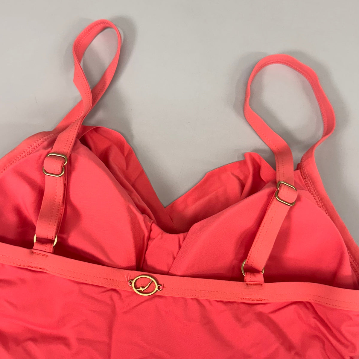 JANTZEN Womens Bathing Suit Women's Tankini Sz-8 Coral Cutie JZ22731S