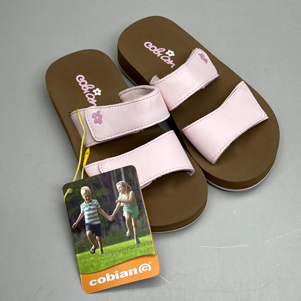 COBIAN Lil' Dana Strap Flower Sandals Kid's Sz 11/12 Pink LDA24-650-11/12