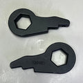 Forged Torsion Key For Truck Powder Coated Carbon-Steel 1"-3" 1 Set Black