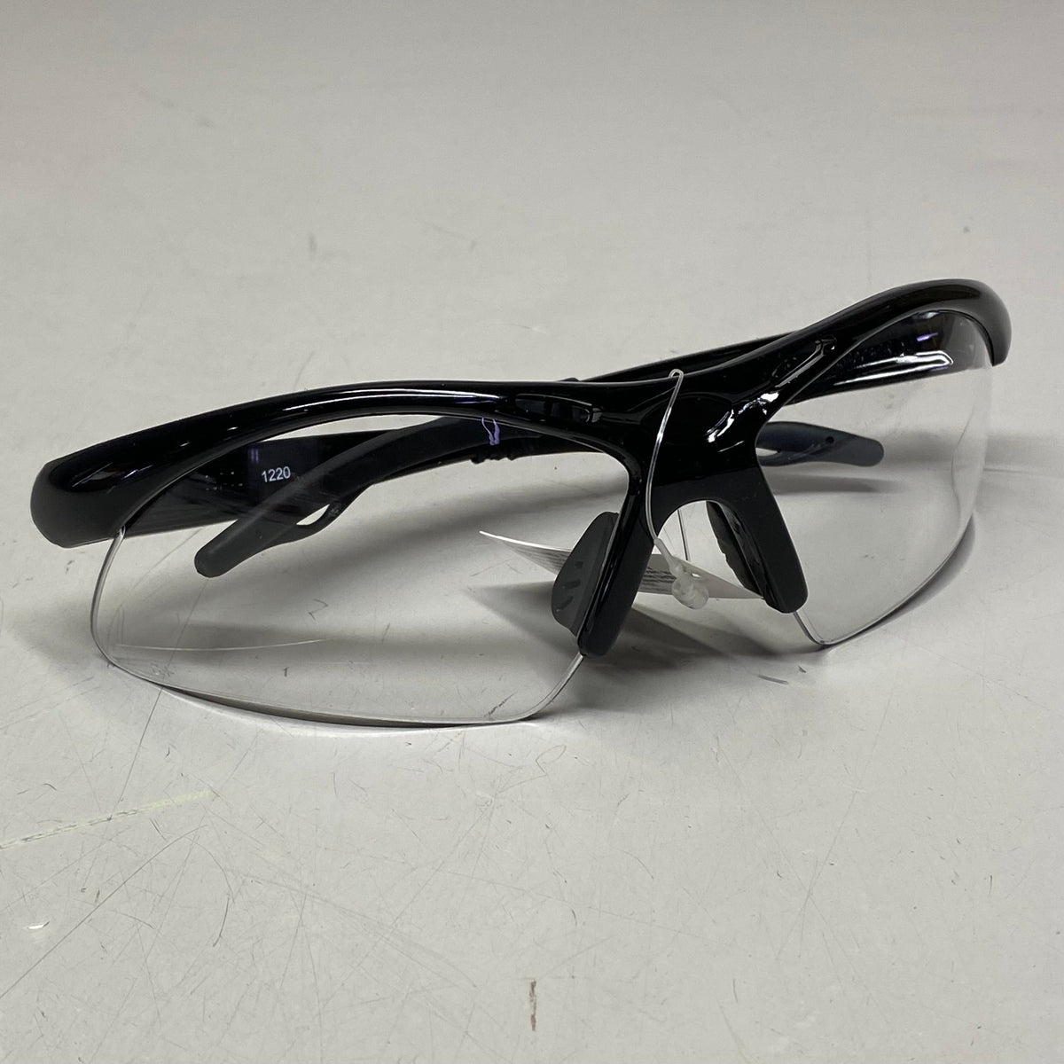 SAS SAFETY CORP (12 PACK) Premium Safety Eyerwear Black Frame/Clear Lens 540-0200