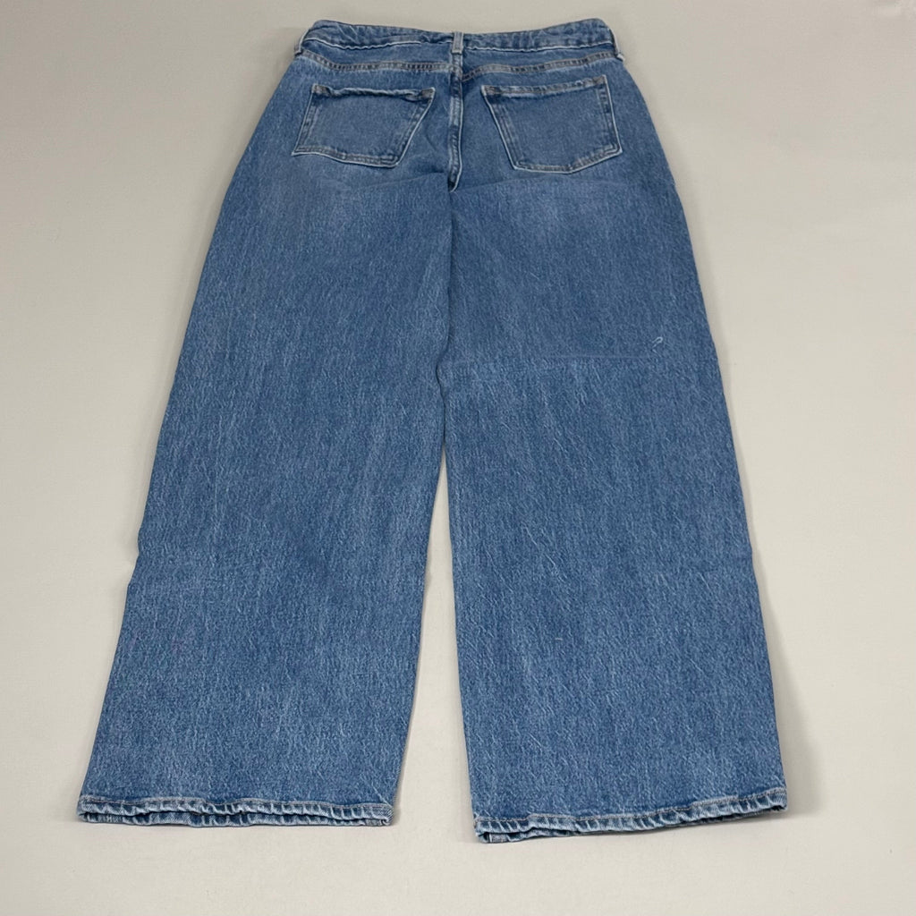 OLD NAVY Extra High-Waisted Sky-Hi Wide-Leg Jeans SZ 0
