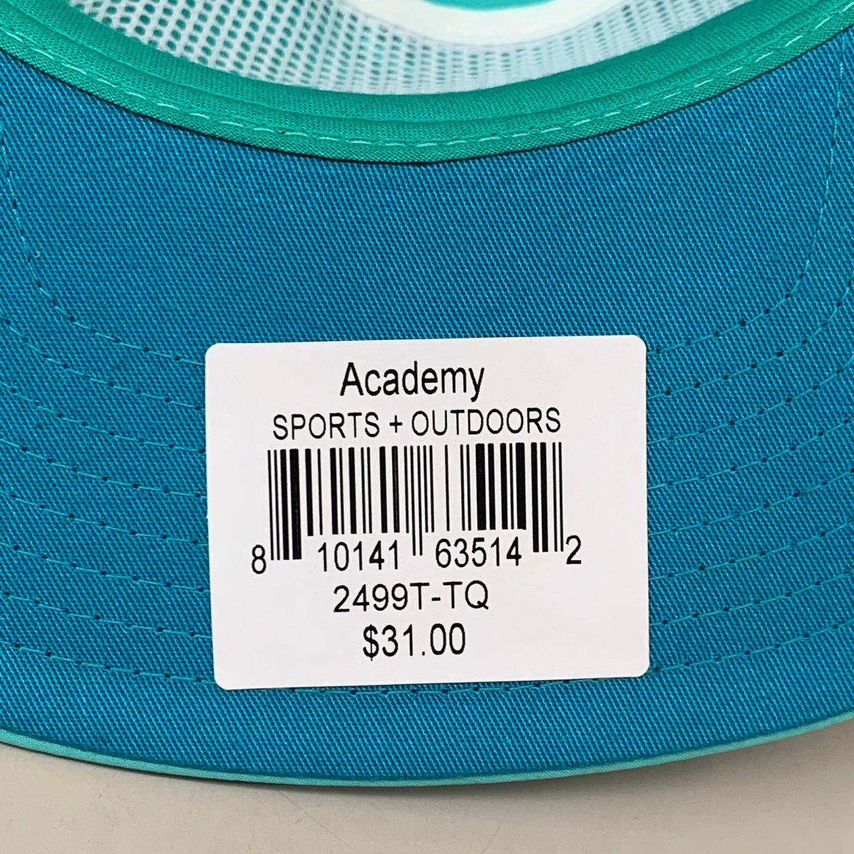 HOOEY Trucker Adjustable Snapback Hat Local Turquoise Turquoise 2499T-TQ