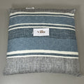 VILLA 22"x22" RN ST Lima Decorative Throw Pillow in Blue/Grey