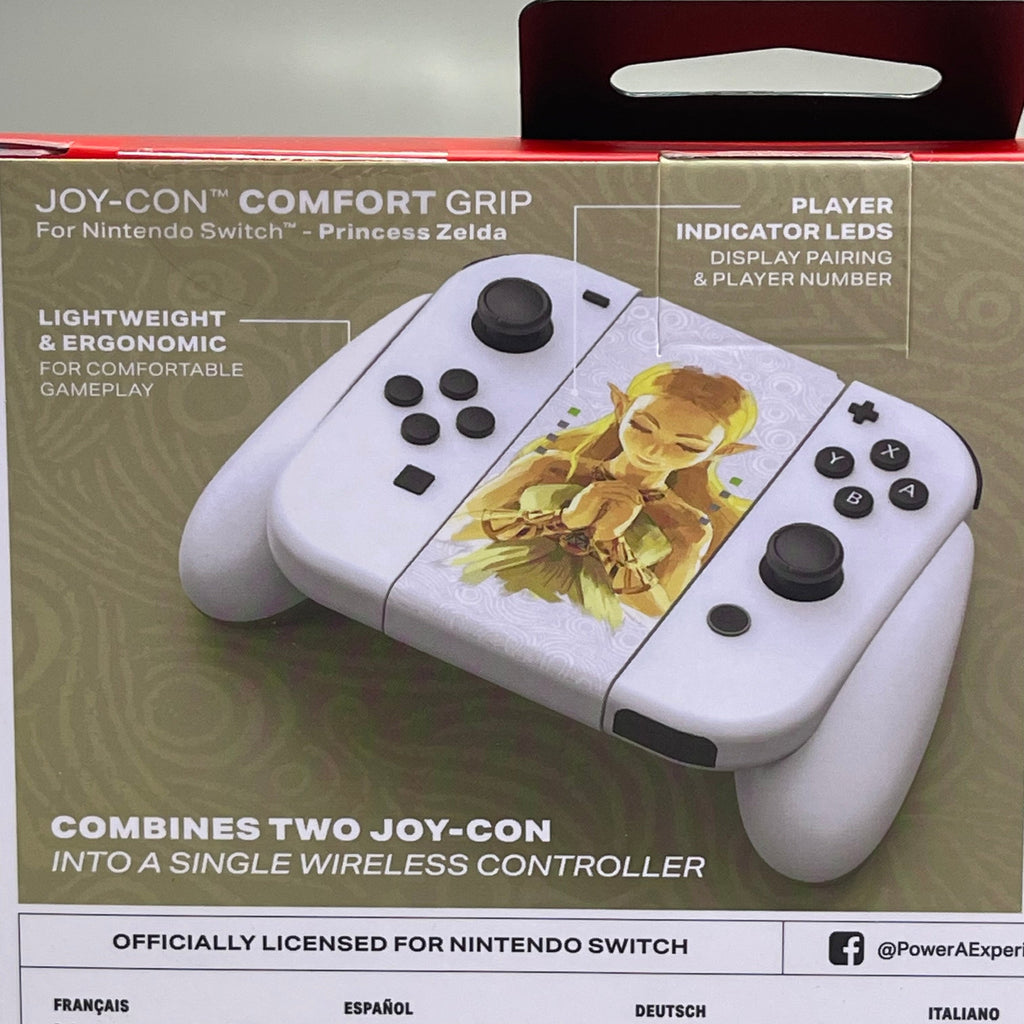 NINTENDO Joy-Con Comfort Grip ONLY Legend Of Zelda Authentic White NSAC0059-01