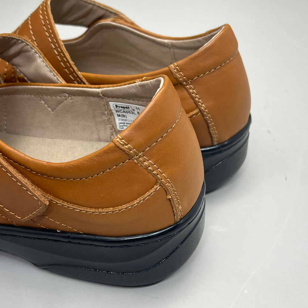 PROPET Golda Mary Jane Adjustable Lightweight Women's Sz 11 M(B) Teak WCA053L
