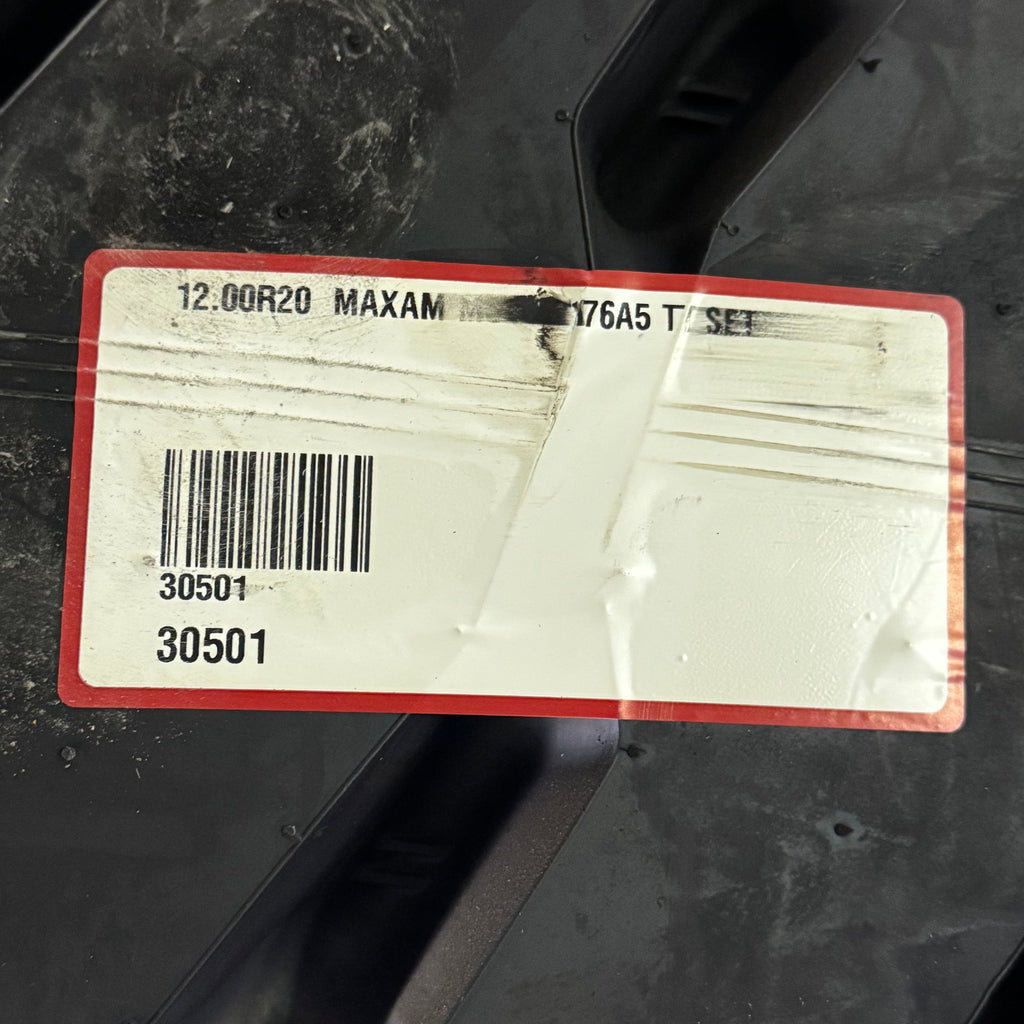 MAXAM MS407 Industrial Tire 12.00R20 DOT 5223 Black 176A5