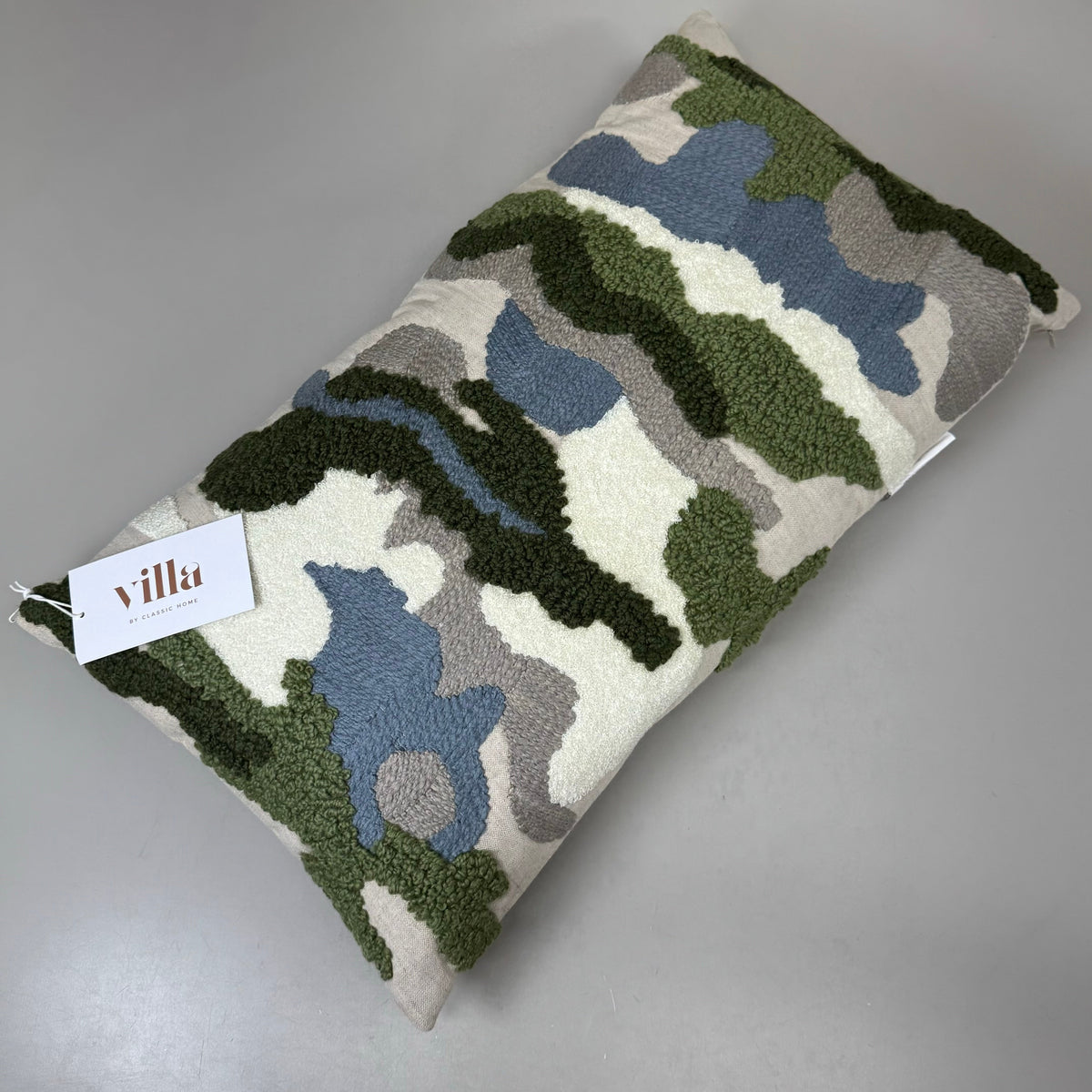 VILLA 14"x26" RN Caney Decorative Throw Pillow Green/Blue Multi