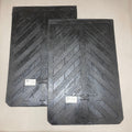 GLOBETECH 2-PACK! Rubber Mud Flaps 24" W x 36" L Black 2436CD (New)