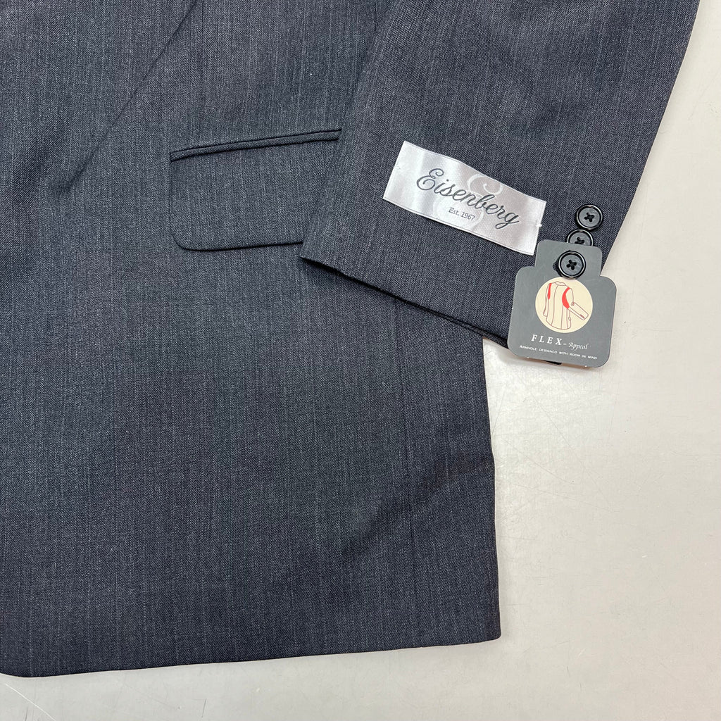 EISENBERG 2 Button Suit Blazer Men's Sz R 42 Grey SCOTT 2BTN CT W001746
