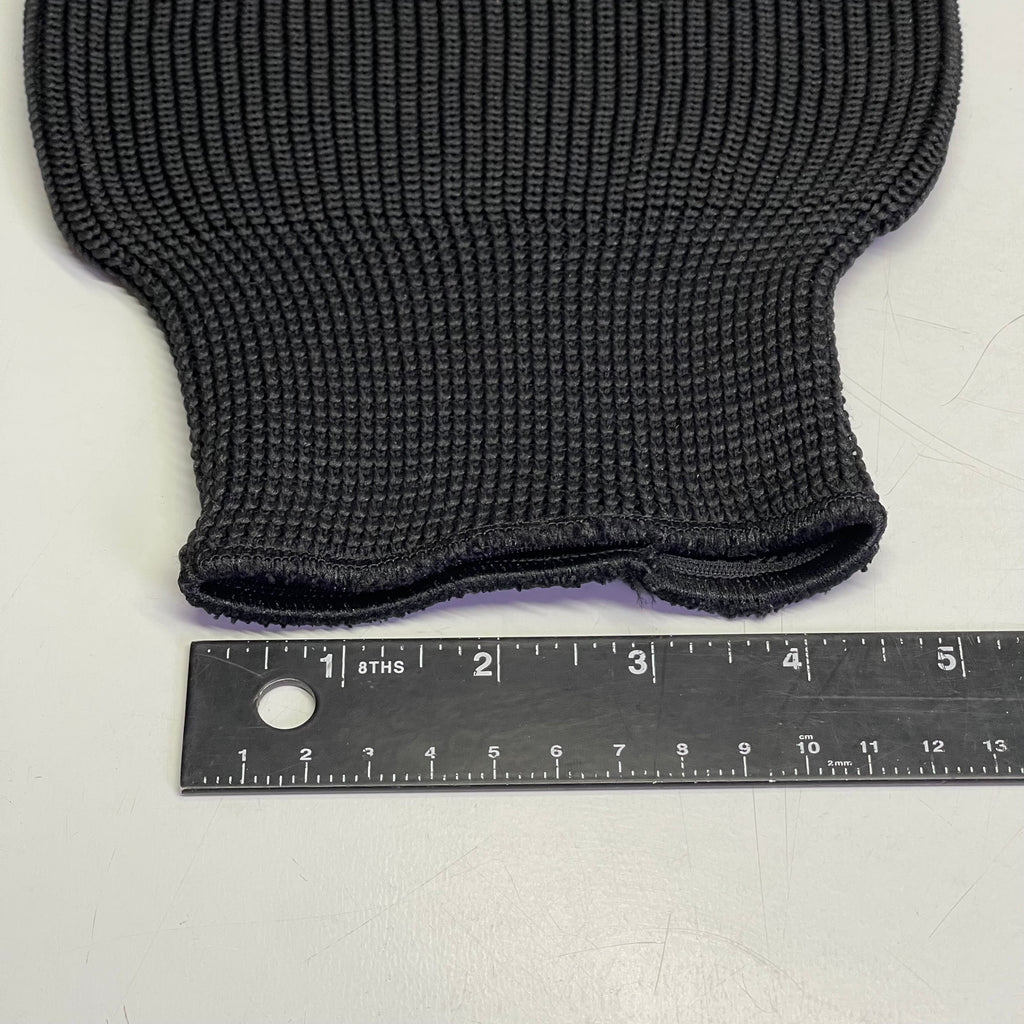 MODELLINE Solid/Practice Knit Hockey Socks Large Black SOL2