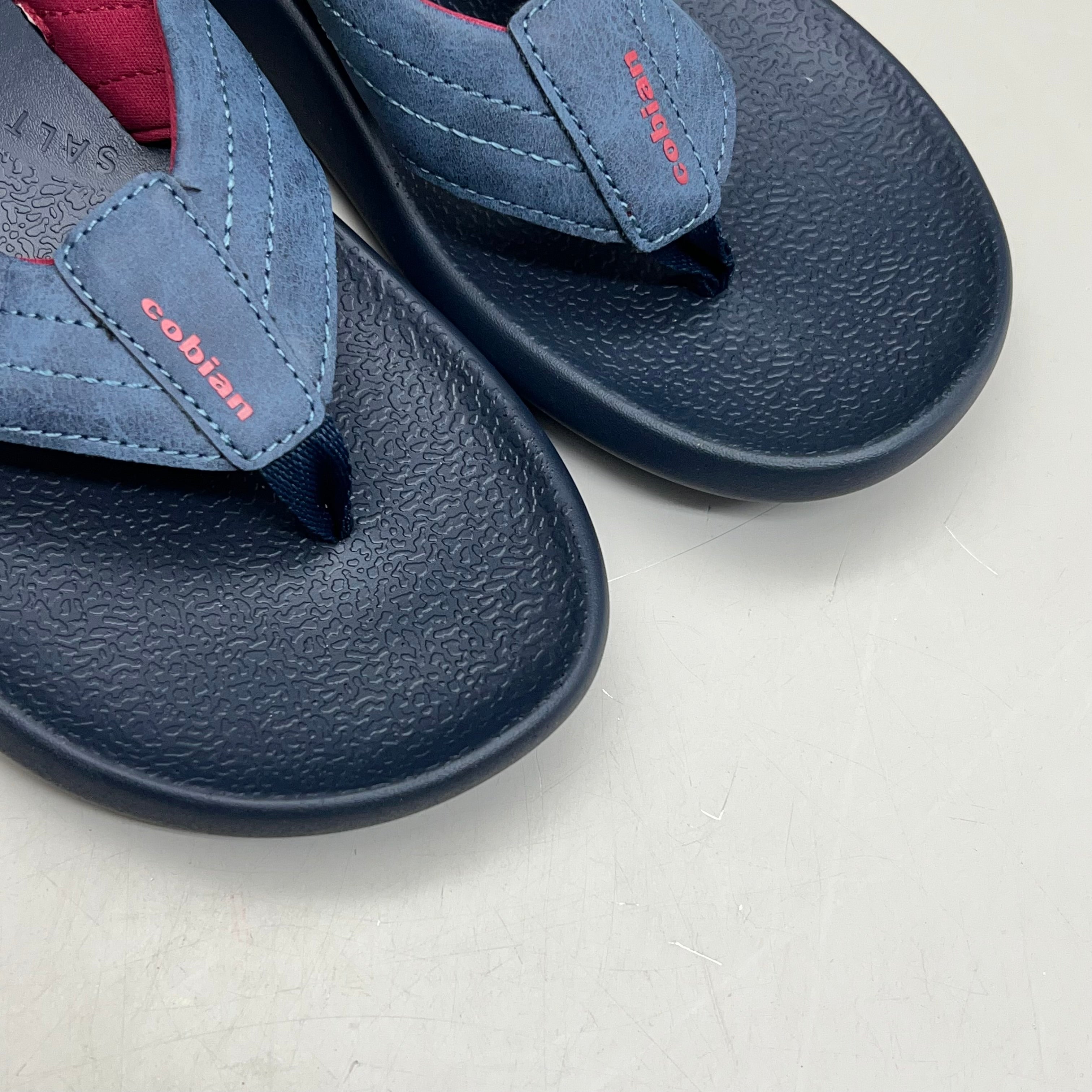 COBIAN Kandui Synthetic Leather Strap Sandals Men's Sz 13, EU 46 Navy KAN25-410-13