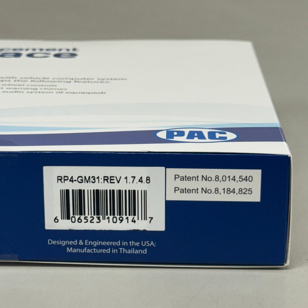 PAC Radio Replacement Interface SWC Interface Pre-Loaded 12Volt Mirco-B RP4-GM31