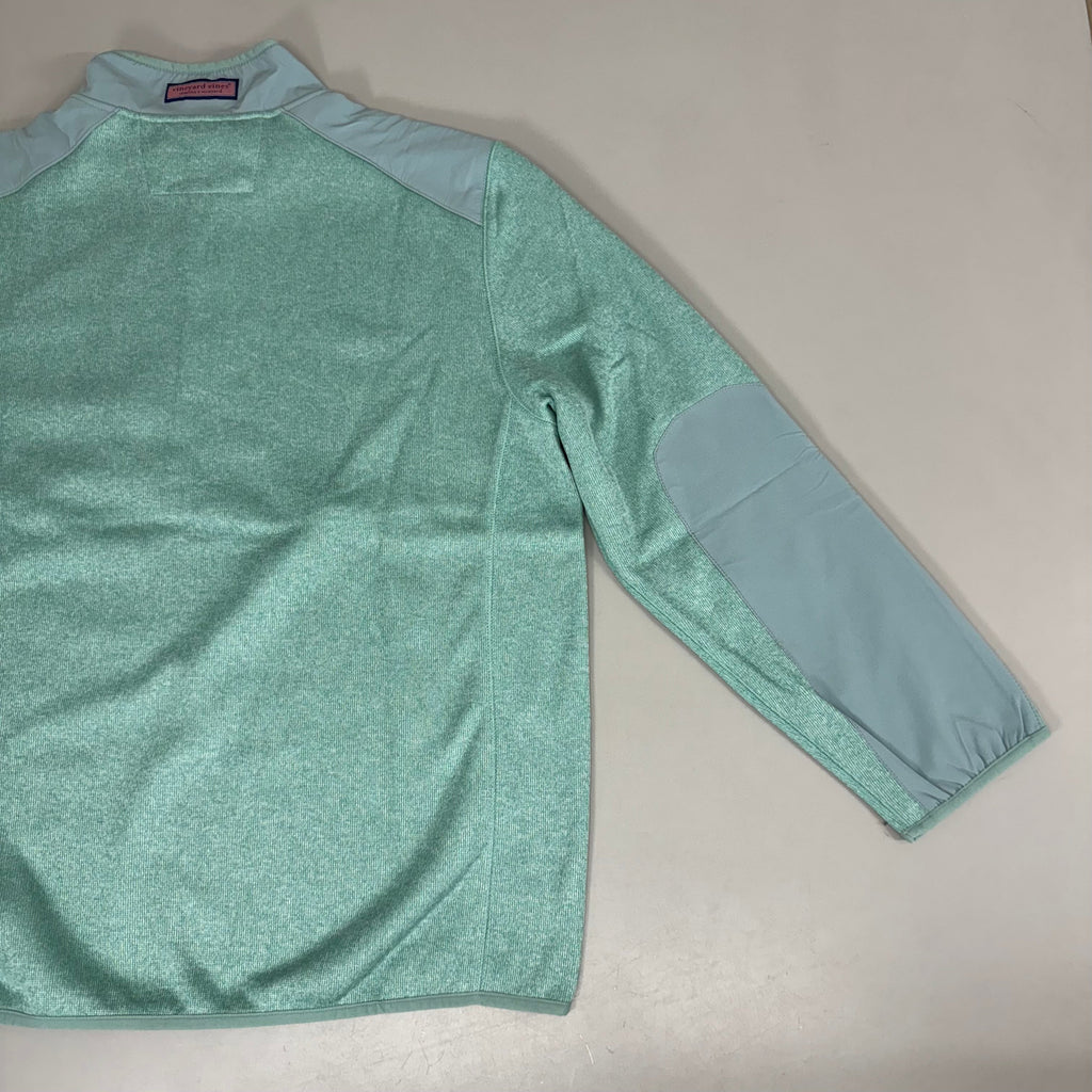 VINEYARD VINES Martha's Vineyard Men's Teal Green Half Zip Pullover Sz- XL