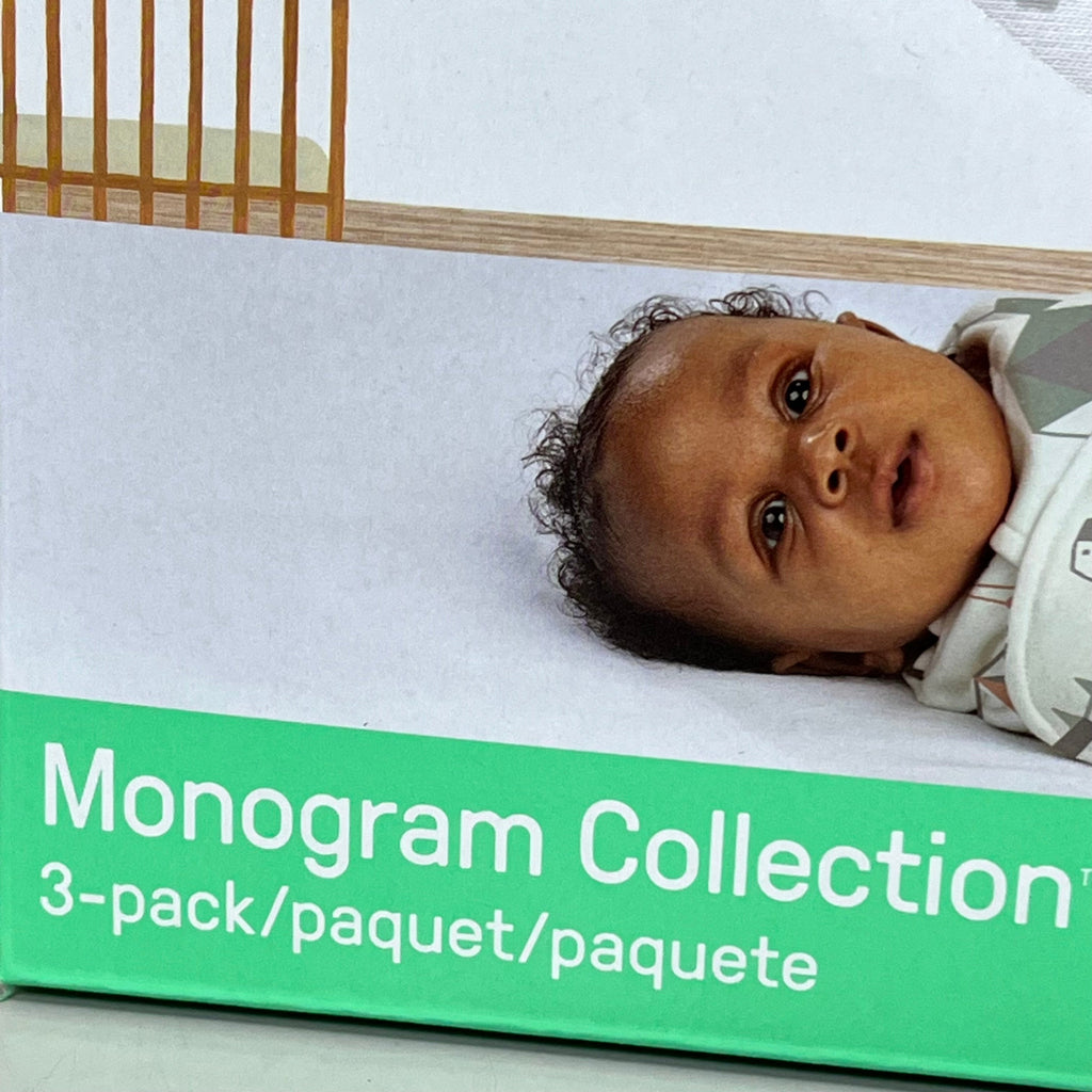 INGENUITY (3 pack) Swaddle me swaddles with Easy-Change 100% Cotton