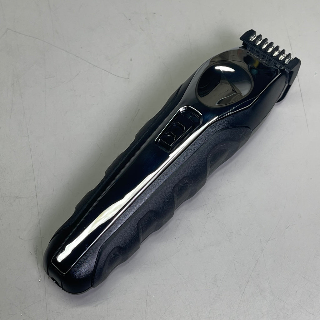 WAHL Lithium Ion Total Beard Trimmer Rechargeable Cordless Black Silver 09888