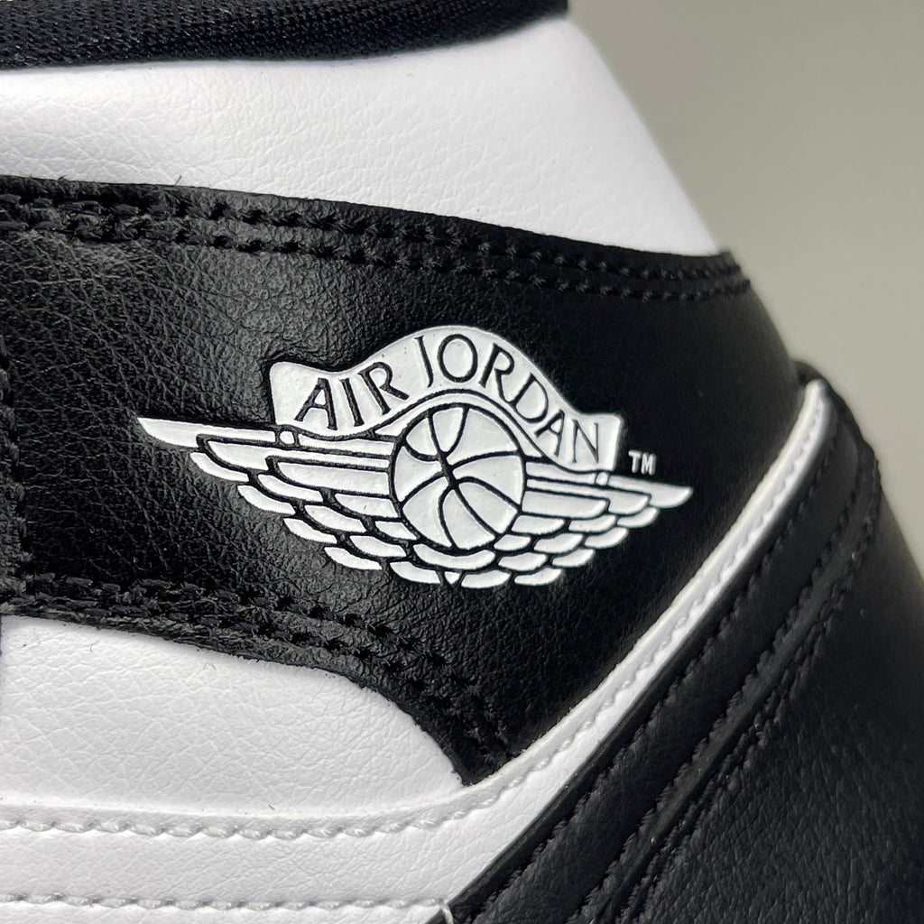 NIKE AIR JORDAN 1 Mid Panda Shoe Women's Sz 10 Black / White DV0991-101 (New)