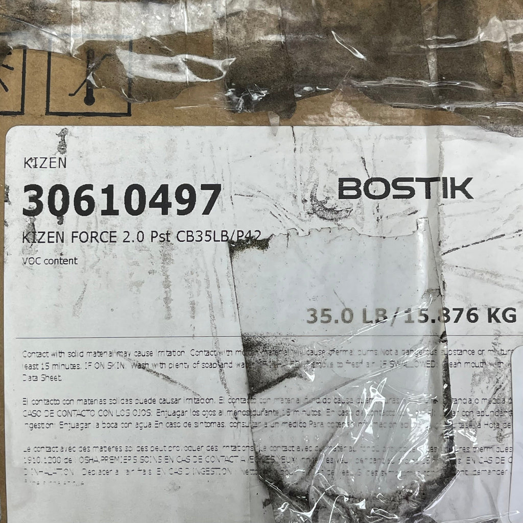 BOSTIK Kizen Force 2.0 Thermogrip Hot Melt Adhesive 35 LBS White OR-535-30851837