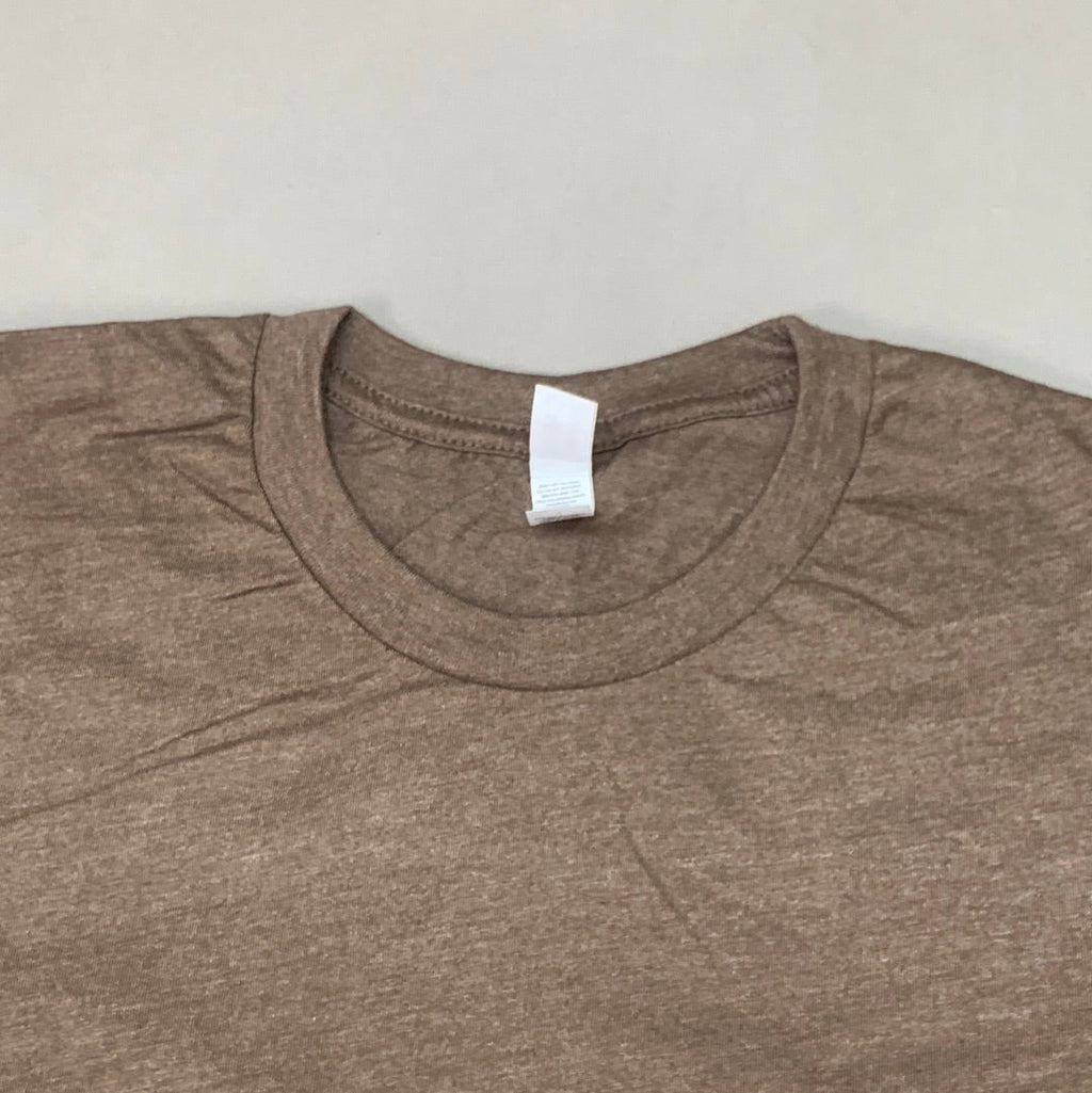 BELLA + CANVAS (12-PACK) Unisex Crewneck Short Sleeve Tees Sz S Heather Brown (New)