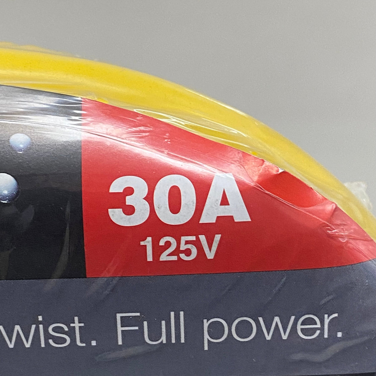 MARINCO 30A,125V Easily Engaged Locking System 25' Yellow CS30-25