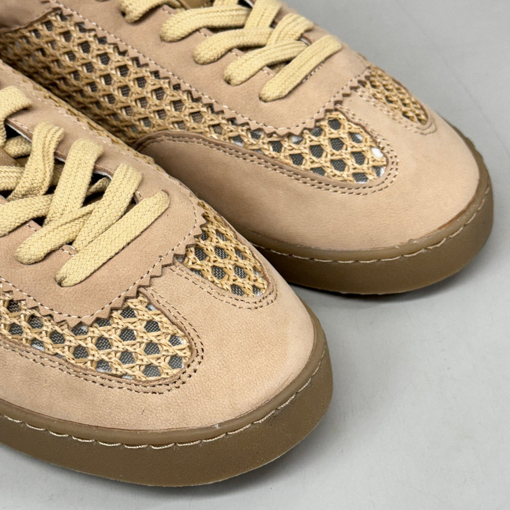KENNETH COLE Sam Raffia Mesh Sneaker Women's Sz 10 Natural Mesh KL23SAM07
