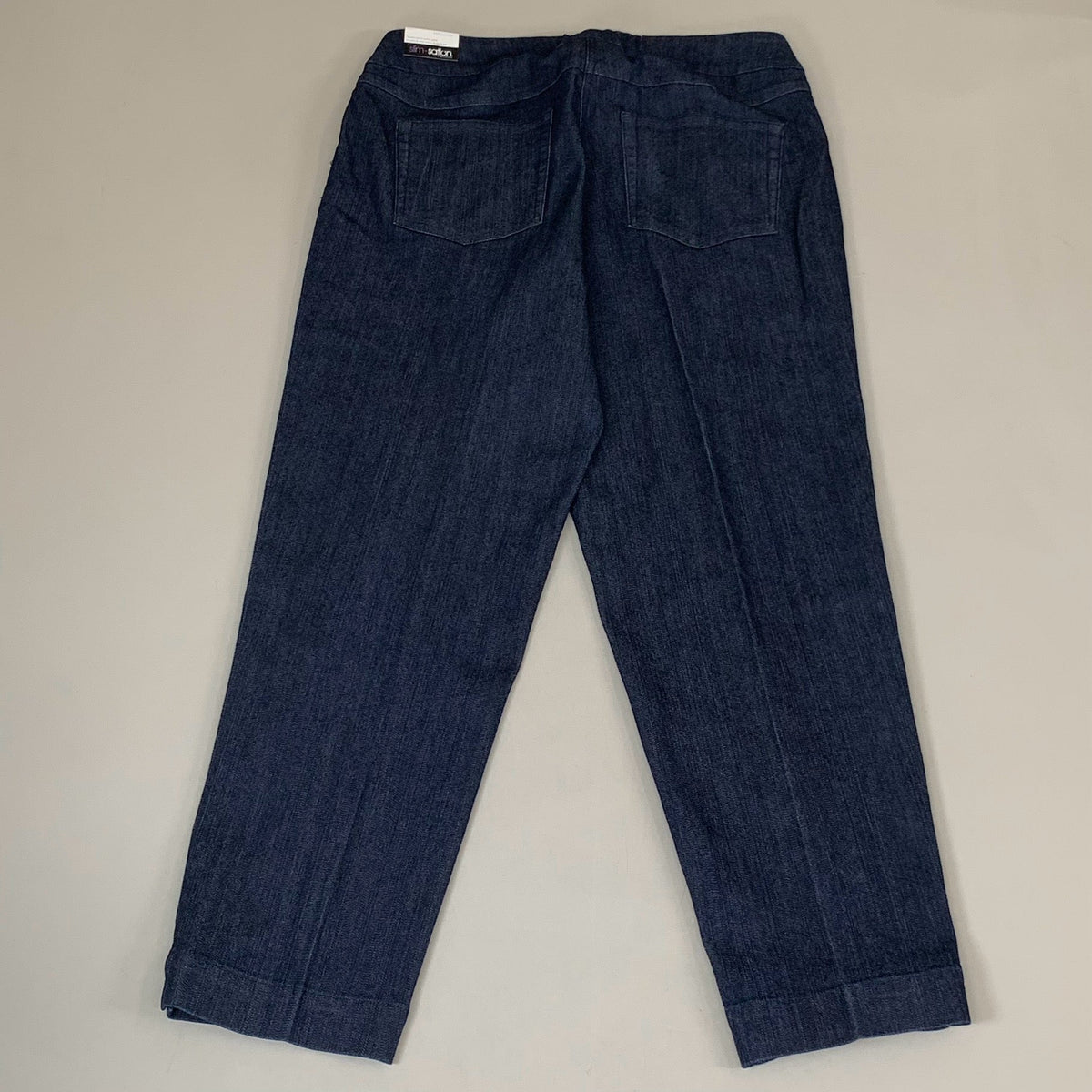MULTIPLES Ankle Pants Petite Women's Sz 12 Denim M2623P
