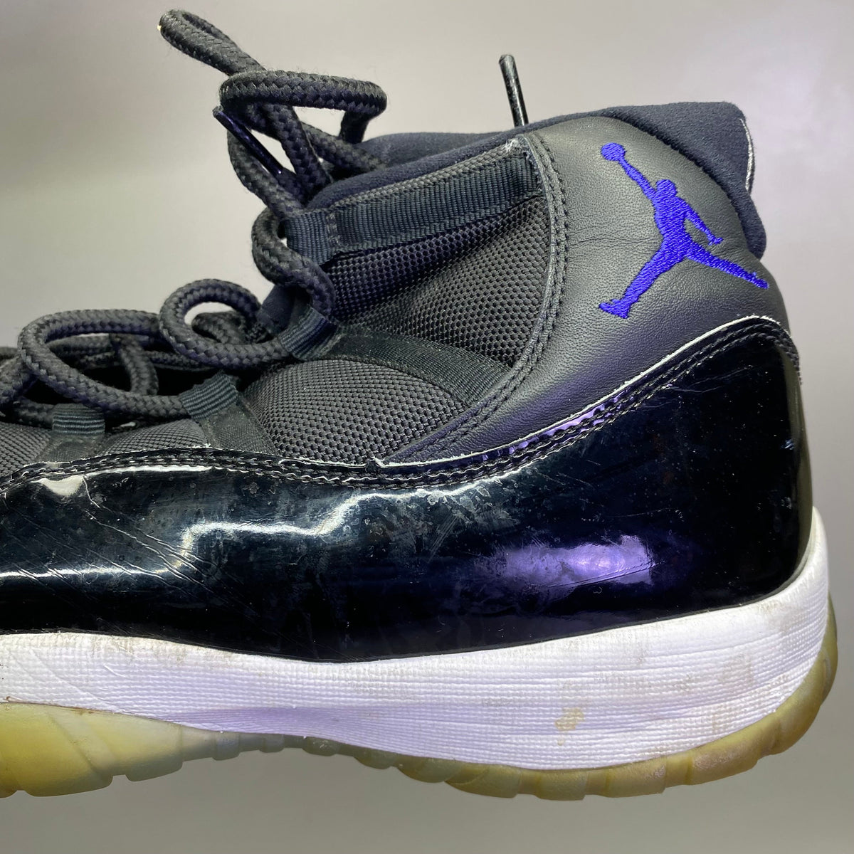 NIKE Air Jordan Space Jam 2016 Shoes Men's Sz 14 Black/White/Blue (Pre-Owned)