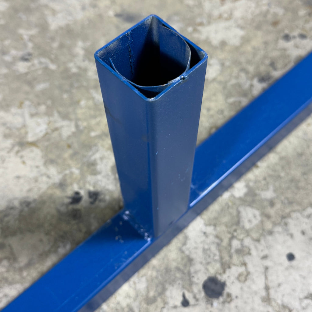 XL Indoor 3D Target Stand Sz 61.5" H x 66.5" L x 23.5" W, Blue/Grey