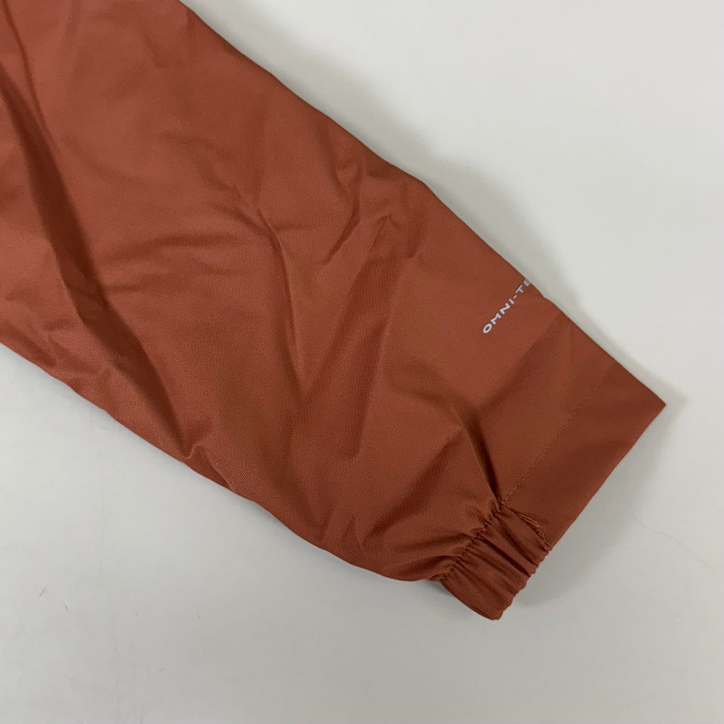 COLUMBIA Hikebound Jacket Waterproof Breathable Omni-Tech Youth XXS Spice Auburn