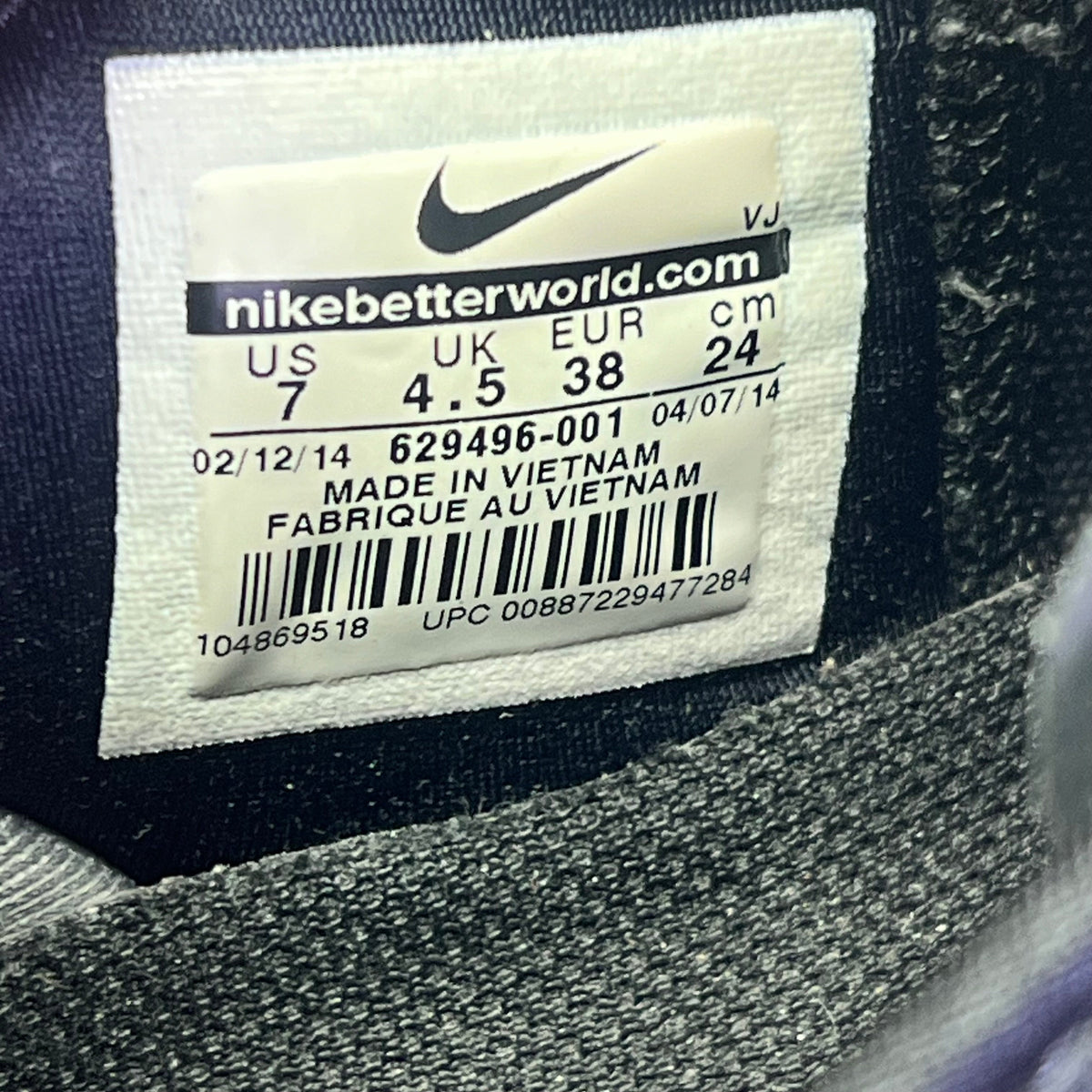 NIKE Free Tri Fit Cross Training Shoes Women's Sz 7 Black/White (Pre-Owned)