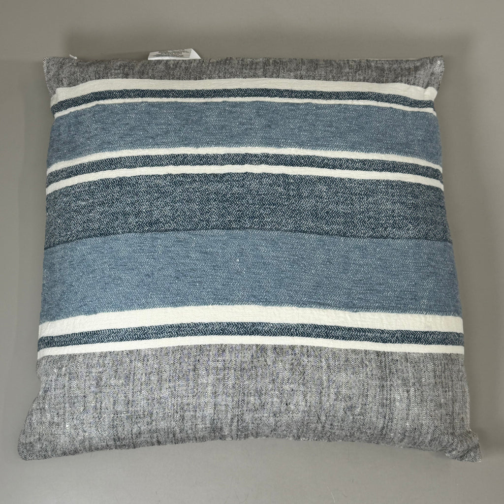 VILLA 22"x22" RN ST Lima Decorative Throw Pillow in Blue/Grey