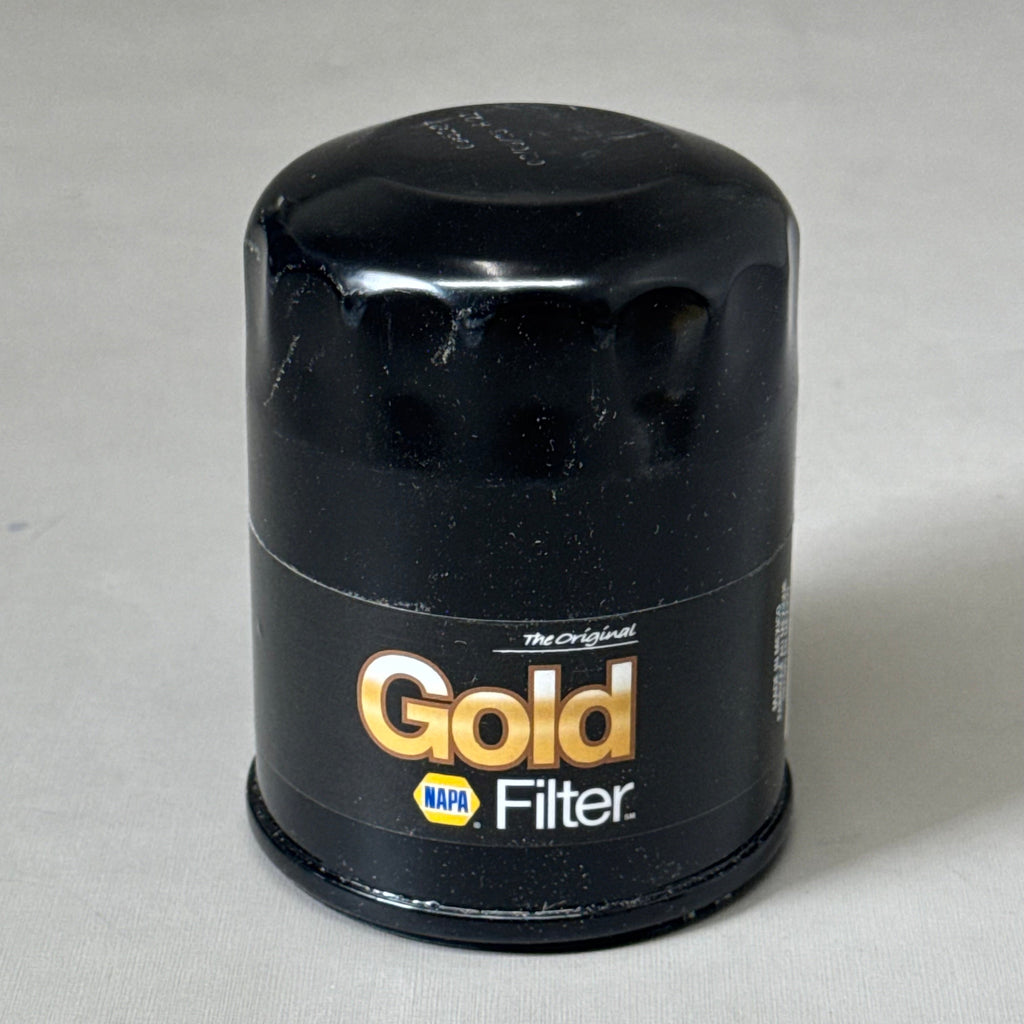 NAPA(2 PACK)The Original Gold Oil Filter Nitrile Gasket Material 21 Micron 1357