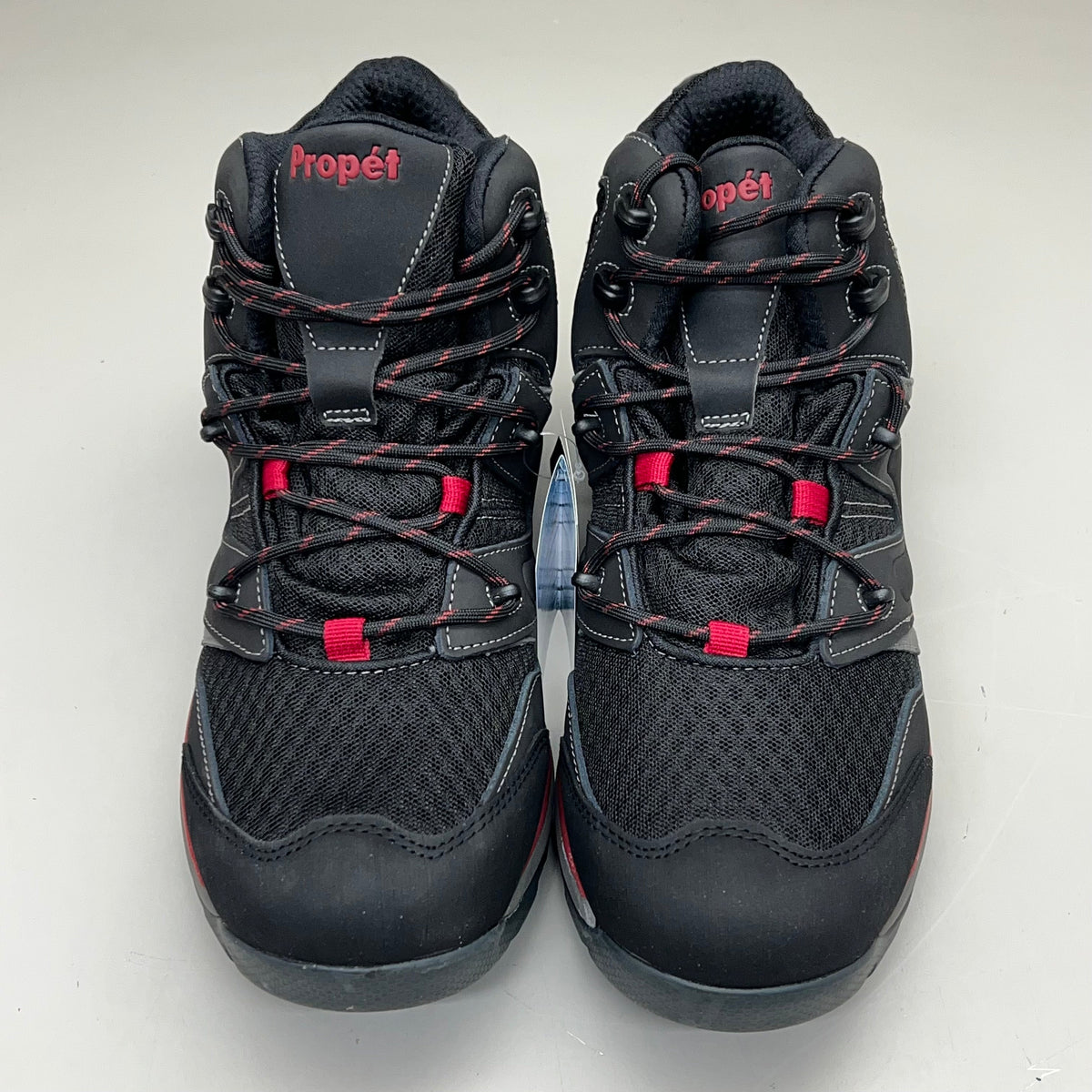 PROPET Veymont Grip Hiking Boot Waterproof Men's Sz 10 X(3E) Black/Red MOA022S