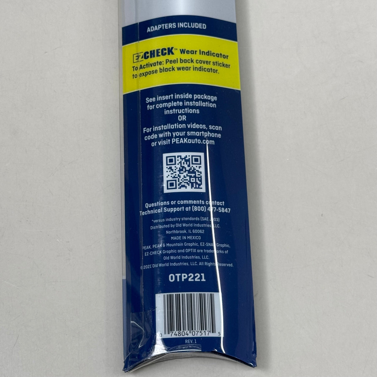 PEAK (2 Pack) Optix Plus Beam Wiper Blades 22" OTP221 2x Longer Life