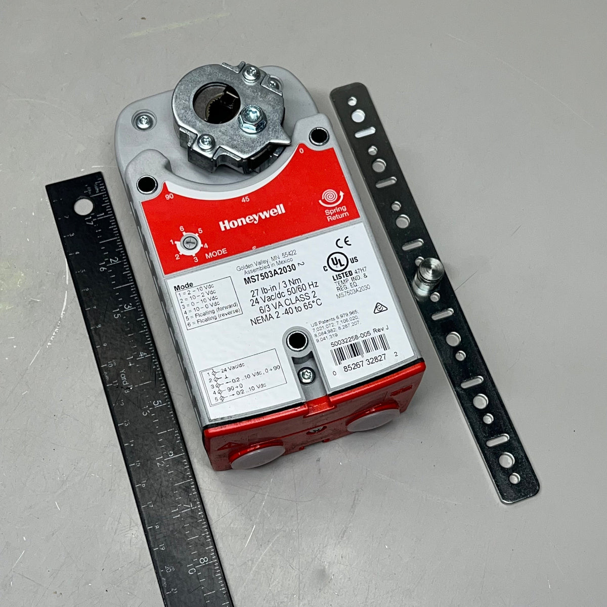 HONEY WELL Direct Coupled Actuator 3 Nm Spring Return  24 VAC MS7503A2030