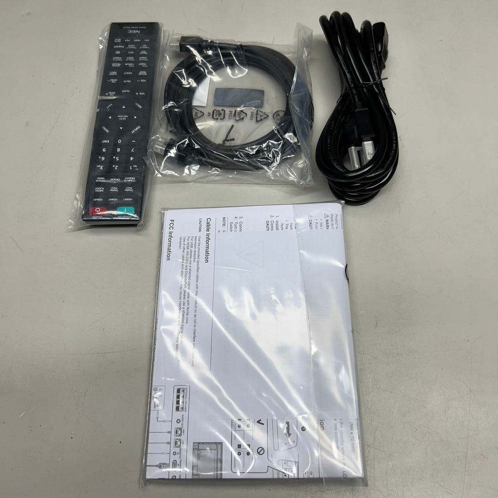 NEC MultiSync 75" LCD Monitor Display Black M751 (New, Distressed Box)