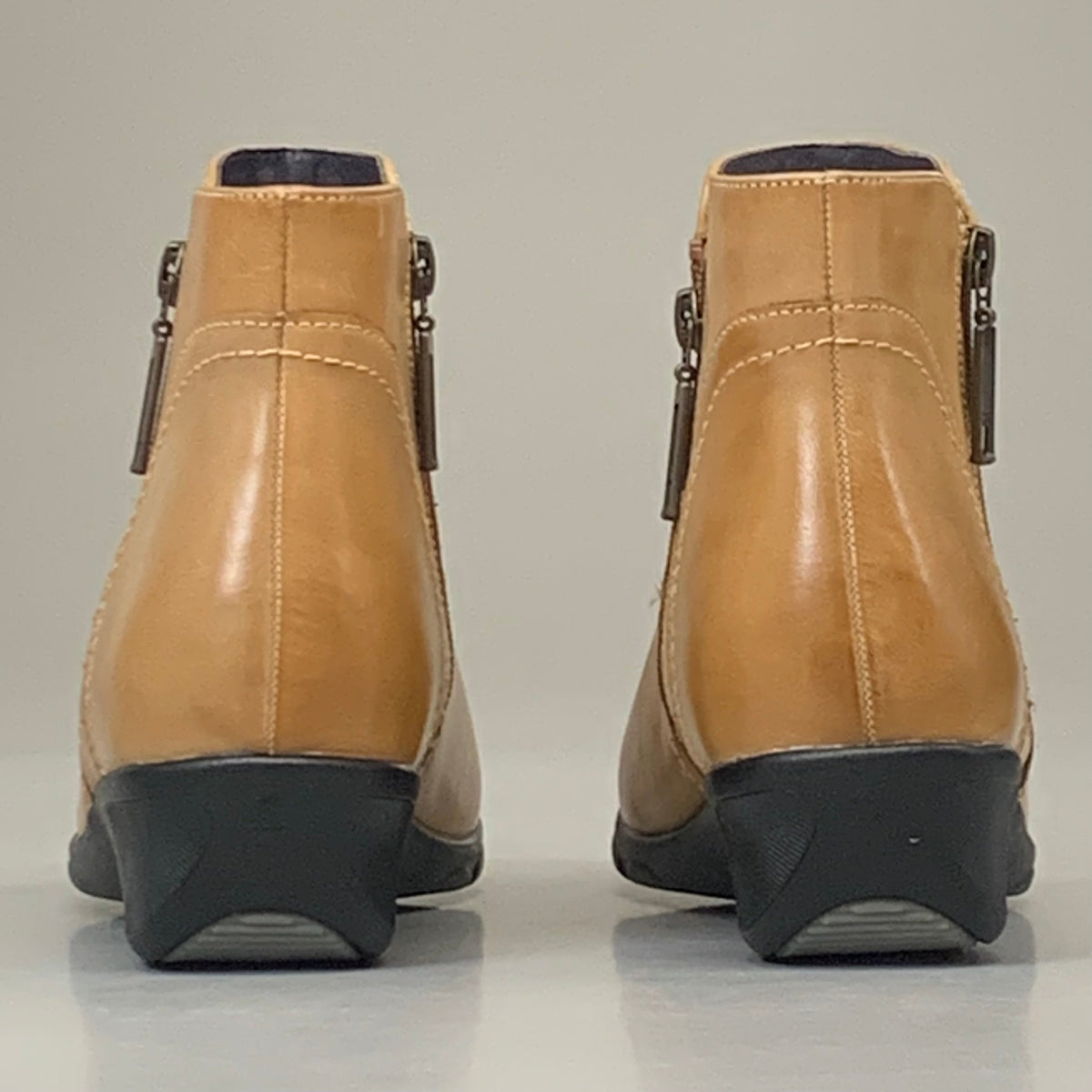 PROPET Waverly Leather Walking Ankle Boot Women's SZ 8.5 Tan WFX085LTANM-08H
