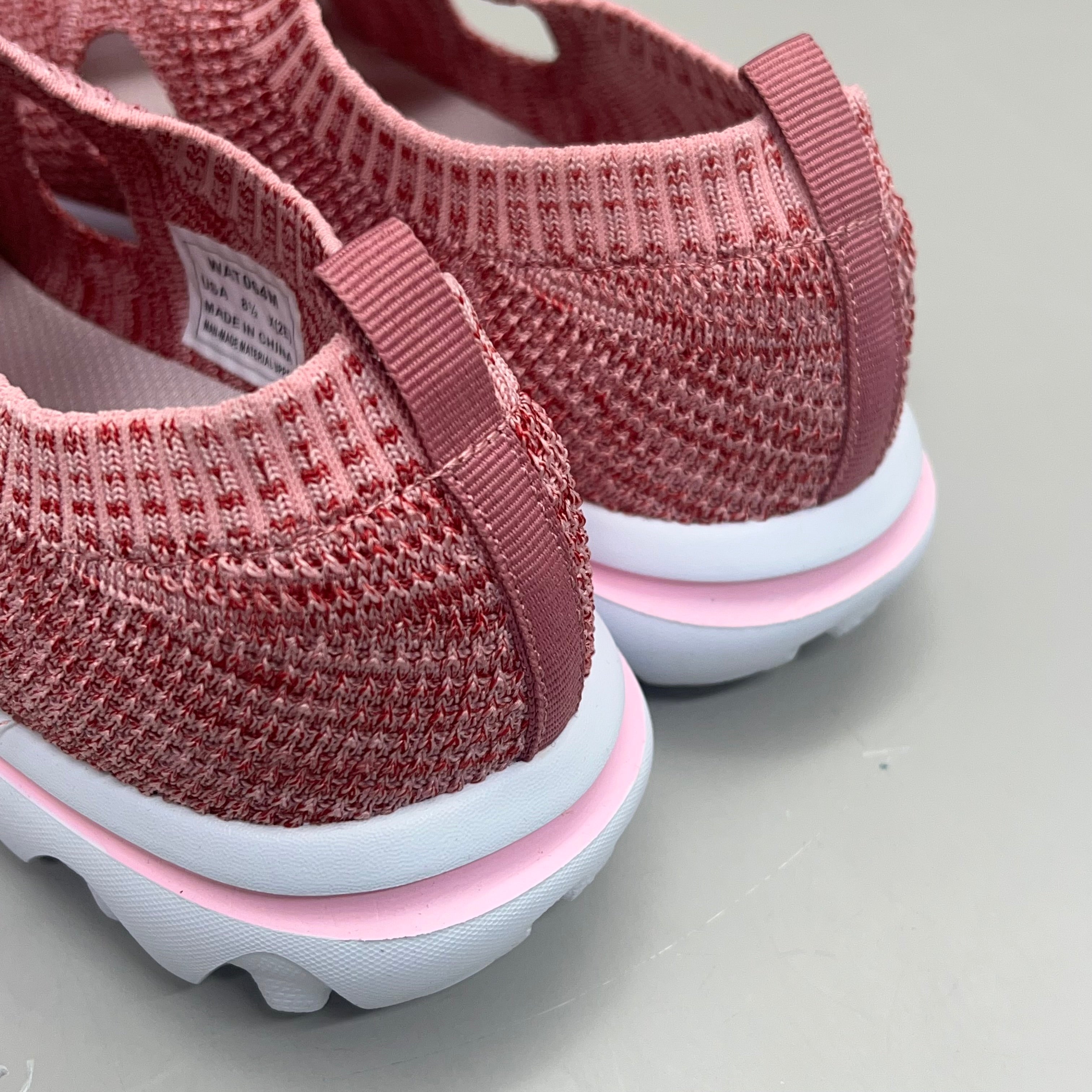 PROPET Travel Activ Avid Knit Shoe Women's Sz 8.5 X WIDE (2E) Pink/Red WAT064M