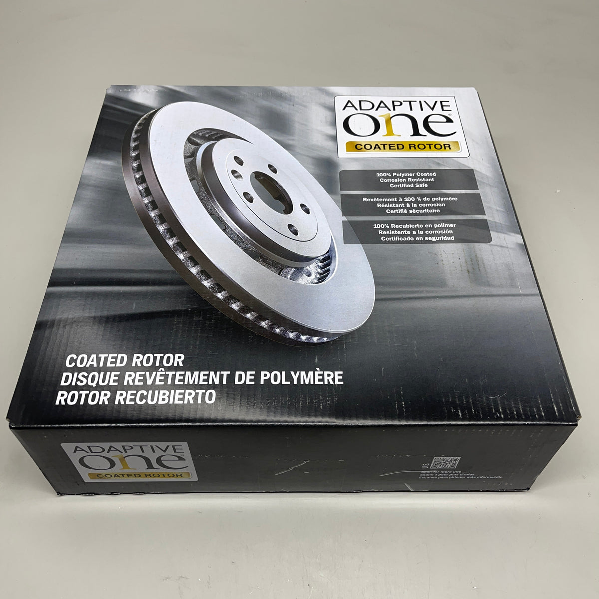 ADAPTIVE ONE Vented Cast Iron Polymer Coated Rotor for Ford Vehicles 880394CR