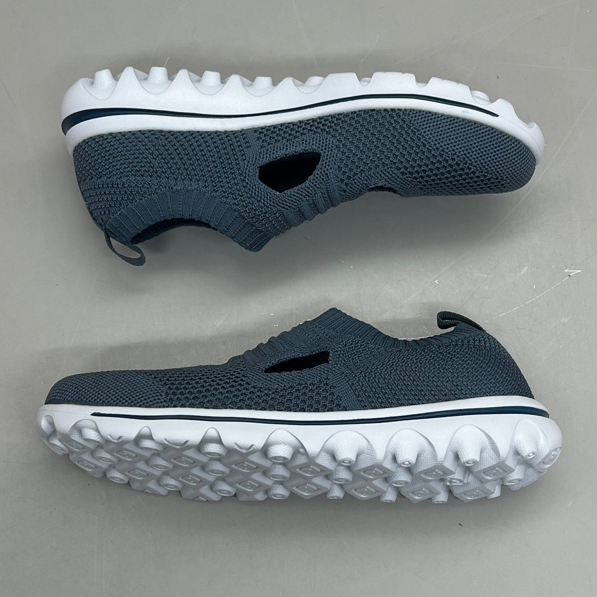 PROPET Travel Activ Avid Knit Flexible Shoe Women's Sz 9.5 N(AA) Denim WAT064M